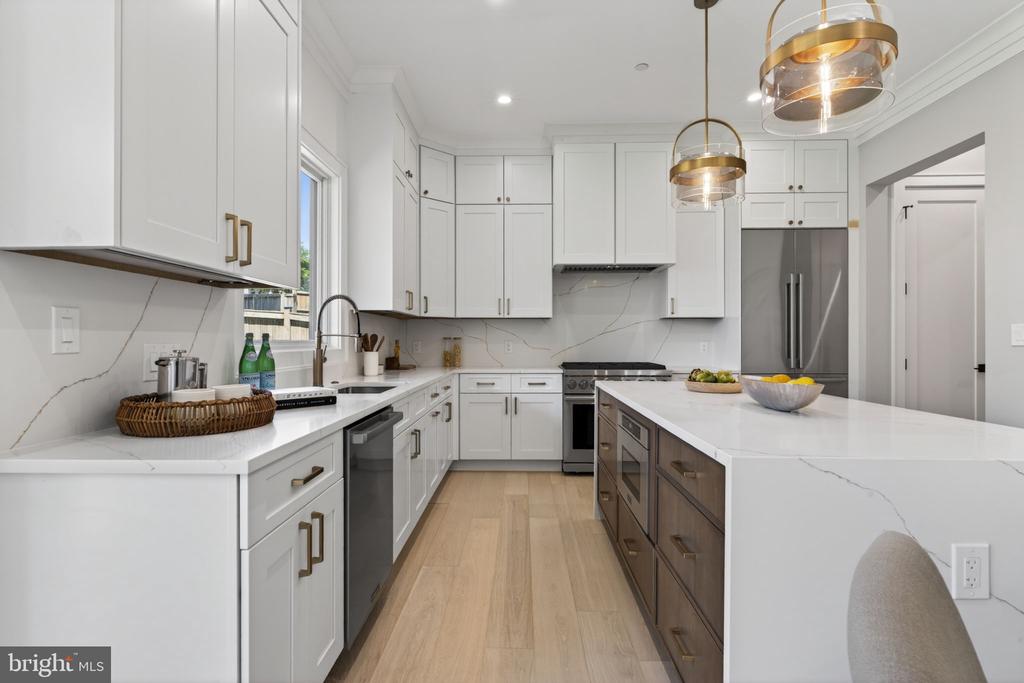 Kitchen of 9906 Edward Avenue, Bethesda, Maryland, listed by Daniel Kotz
